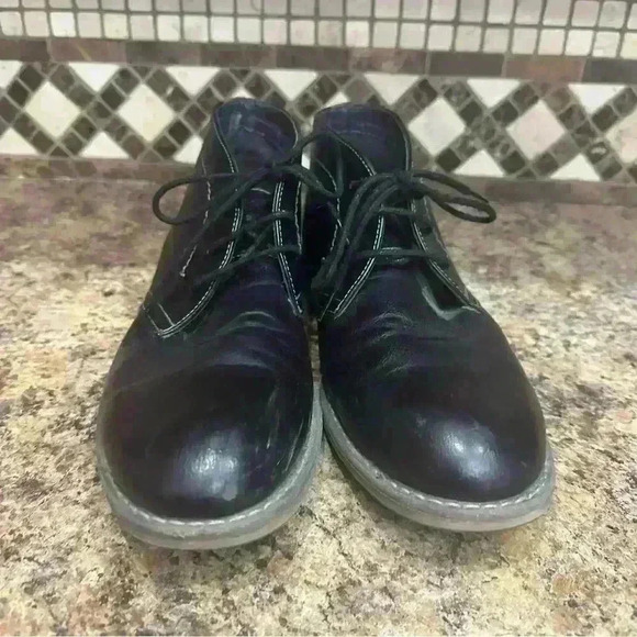 Mens Sonoma Bayport Black Chukka boots size 9 Lace Up Business Casual Boots - Picture 4 of 8